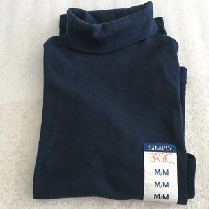 Basic Girl's Turtleneck Shirt